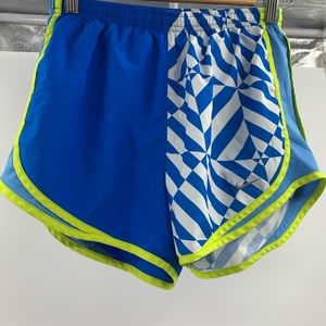 VINTAGE nike two sided blue shorts